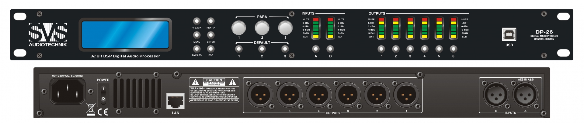 SVS Audiotechnik DP-26 Цифровой процессор: 2 входа 6 выходов в Казани