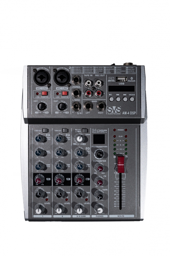 SVS Audiotechnik mixers AM-4 DSP Аналоговый микшерный пульт, 4-канала в Казани
