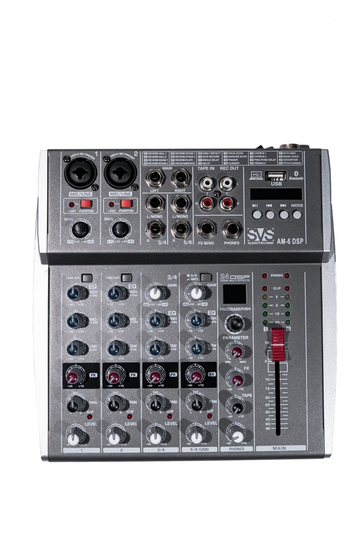 SVS Audiotechnik mixers AM-6 DSP Микшерный пульт аналоговый, 6-канальный SVS Audiotechnik mixers в Казани