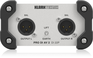 Klark Teknik DI 22P пассивный стерео директ-бокс в Казани